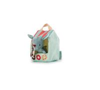 LILLIPUTIENS - Joe Marchand de Donuts - Jouet en Tissu pour Enfants avec Stand de Donuts, Personnage et Accessoires - Stimule la motricité Fine, l’Imagination et la réflexion - Dès 2 Ans - 83494