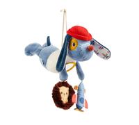 Lilliputiens – Peluche d'activités Jules Acti-nomad, hochet et miroir à suspendre, Multicolore