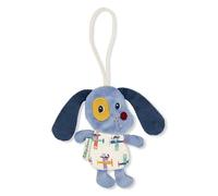 Lilliputiens - Jules Le Chien - Breloque - Etiquette Bagage - Bleu - 16cm - Dès 10 Mois - 83624