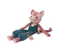 Lilliputiens Peluche Jeanne Big Discovery Chat Teddy Rose Enfants