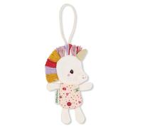 Lilliputiens, Lena la Licorne, Étiquette Bagage pour Enfant | Personnalisable au Dos avec les Coordonnées de l’Enfant, Bagage Facile à Repérer, Polyester et Coton, Design Rose