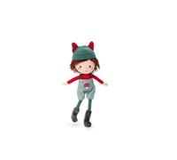 LILLIPUTIENS - Louis poupée câline en Tissu Doux avec Bonnet Amovible, boîte Cadeau décorative - Stimule la motricité Fine et l’Imagination, Jouet éducatif idéal pour Enfants dès 2 Ans - 83487