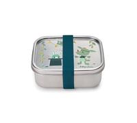 LILLIPUTIENS - Lunch box Magic Joe - Boîte à déjeuner en inox avec couvercle et élastique - Conserve les aliments frais - Idéale pour l’école, les sorties et les pique-niques - dès 2 ans - 84470