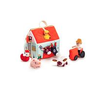 Lilliputiens – Jouet éducatif Ma première ferme avec animaux et fermier, 8 accessoires, dès 18 mois