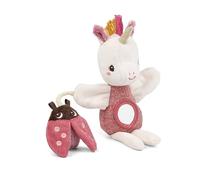 LILLIPUTIENS - Marionnette à Doigts en Tissu - Lena La Licorne - Jouet Sensoriel pour Tout-Petits - Jouet d'Eveil Educatif pour Stimuler La Vue & l'Ouïe de Bébé - Dès 6 Mois - 83599