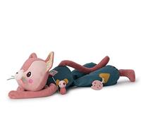 Lilliputiens Peluche Jeanne Big Discovery Chat Teddy Rose Enfants