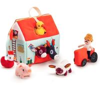 LILLIPUTIENS Mon Premier Ferme Peluche Tissu Jeu 9 Pièce Neuf dans Sa Boîte 12M+
