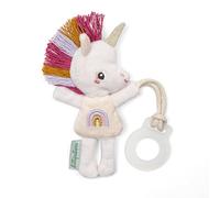 LILLIPUTIENS - Lena la Licorne - Attache-tétine - Doudou - Phosphorescent - Multicolor - 16cm - Dès la Naissance - 83594