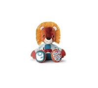 Lilliputiens Peluche d’activités Jack le Lion – Hochet (miroir, grelot, bruit-papier) – Dès 9 mois