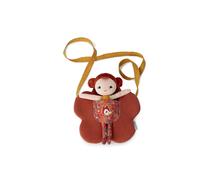 Lilliputiens – Poupée et sac Adèle – Sac fleur rouge – Dès 12 mois