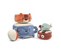 Lilliputiens - Pyramide sonore en tissu à empiler