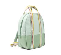 Lilliputiens Sac à dos enfant Pomme Verte 83689 matière recy imperméable 6 pochettes amovibles