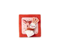 Lilliputiens – Livre d'activités en tissu Stella et son doudou