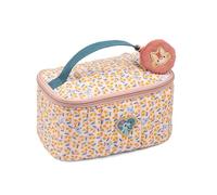 Lilliputiens - Trousse De Toilette Enfant Jeanne Le Chat - Compacte & Fun - Accessoire de Voyage - Imprimé Rose - 21 cm - Dès 2 Ans - 84493