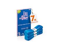 LillOne 3 Recharges UNIVERSELLLES Poubelles à Couches EXTRA LONGUES 7 Pli - Anti-Odeur - Compatibles avec Angelcare Tommee Tippee Twist & Click Simplee Tec LitterLocker et Autres - Lot de 3 Recharges