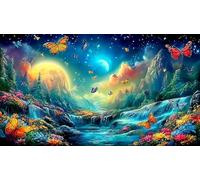 L'illusion du lac et de la Montagne Puzzle 1000 pièces Educa Cadeau Unique De l'art Décoration Jeu éduchatif Challenge Toy pour Adultes et Enfants à partir de 12 Ans 75x50cm/1000pcs