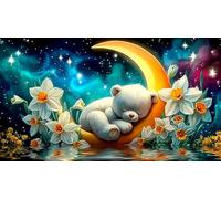 L'illusion du lac et de la Montagne Puzzle 1000 pièces Educa Cadeau Unique Décoration Intérieure Jeu éduchatif Challenge Toy pour Adultes et Enfants à partir de 14 Ans 38x26cm/1000pcs