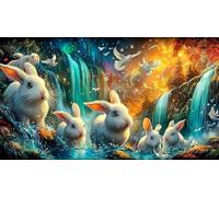 L'illusion du lac et de la Montagne Puzzle 1000 pièces Educa Jeu D'Intelligence Décoration Intérieure Jeu éduchatif Challenge Toy pour Adultes et Enfants à partir de 14 Ans 38x52cm/1000pcs