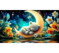 L'illusion du lac et de la Montagne Puzzle 1000 pièces Educa Jeu D'Intelligence Décoration Intérieure Jeu éduchatif Challenge Toy pour Adultes & Enfants des 14 Ans 75x50cm/1000pcs