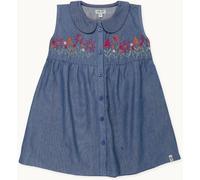 Lilly And Sid Floral A Line Dress Bleu 5-6 (XS) Female