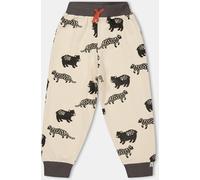 Lilly And Sid Leopard Closed Hem Fleece Joggers Blanc 6-7 ans Male