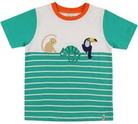 Lilly And Sid Lilly & Sid Green Animal Kingdom Applique T-Shirt Vert 6-7 ans Male