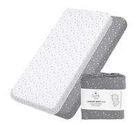 Lilly B. Lot de Pack of 2 Draps House Cododo imperméables en Coton Biologique 2en, utilisés à la Place du protège-Matelas, compatibles avec Berceau bébé, Snuzpod et Tous Les Lits de Chevet.