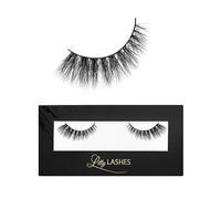 Lilly Lashes Doha Lot de 1 lot de 25 cils en vison 3D réutilisables pour cils et bandes - Colle non incluse