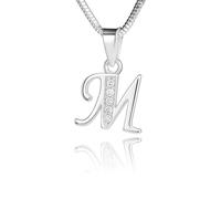 LILLY MARIE Collier Élégant Avec Pendentif Lettre En Argent Sterling