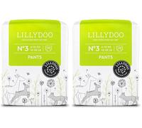 LILLYDOO - Couches-culottes Bébé, Taille 3 (6+ kg), 29 pièces, Ultra-Douces et Anti-fuites, sans Parfum et Lotion pour les peaux sensibles, Testées dermatologiquement (Lot de 2)
