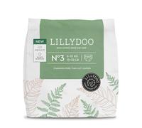 LILLYDOO green - Couches Bébé Respectueuses de l'Environnement, Taille 3 (6+ kg), 29 pièces, Protection Anti-fuites, Sans Chlore, ni Parfum ni Lotion pour les Peaux Sensibles