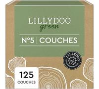 LILLYDOO green - Couches Bébé Respectueuses de l'Environnement, Taille 5 (11-16 kg), Box mensuelle (125 pièces)