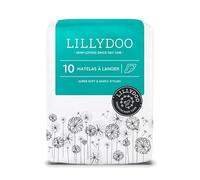 LILLYDOO Matelas à Langer Hypoallergéniques pour Bébé 60x60 cm, 10 pièces, Alèses Ultra-douces pour les Peaux Sensibles, Sans Parfum ni Lotion, Testés Dermatologiquement