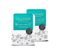 LILLYDOO Matelas à Langer Hypoallergéniques pour Bébé 60x60 cm, 10 pièces, Alèses Ultra-douces pour les Peaux Sensibles, Sans Parfum ni Lotion, Testés Dermatologiquement (Lot de 2)