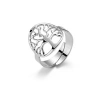 LillyMarie Bague Arbre De Vie En Argent Sterling À Taille Réglable