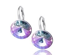 LillyMarie Boucles DOreilles Femme En Argent Avec Design Rond Multicolore En Argent 925