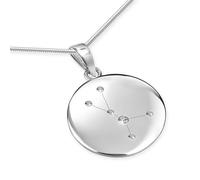 LillyMarie Collier En Argent Avec Pendentif Signe Astrologique Cancer Pour Un Style Personnel