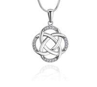 LillyMarie Ensemble De Collier En Argent Fin Avec Longueur Ajustable Et Détails En Zirconium