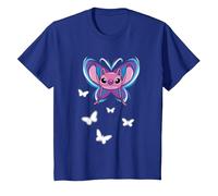 Lilo And Stitch Angel Heart T-Shirt, Enfant, Bleu Royal, 4 ans