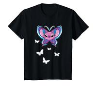 Lilo And Stitch Angel Heart T-Shirt, Enfant, Noir, 3 ans