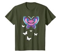 Lilo And Stitch Angel Heart T-Shirt, Enfant, Olive, 4 ans