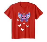 Lilo And Stitch Angel Heart T-Shirt, Enfant, Rouge, 3 ans