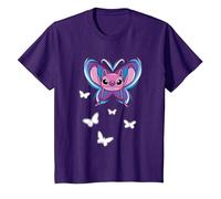 Lilo And Stitch Angel Heart T-Shirt, Enfant, Violet, 4 ans