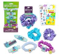 Lilo and Stitch Ensemble d'accessoires pour cheveux - Ensemble avec chouchous Stitch, barrettes, élastiques à cheveux, autocollants et plus encore | Accessoires Disney pour filles et enfants