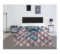 Lilo et Stitch Disney, Couette Matelassée Imprimée Réversible 240x220 cm pour Lit double