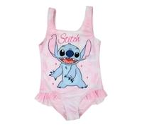 Lilo et Stitch, Maillot De Bain 1 Pièce, Fille (Rose,4 Ans)