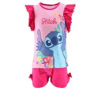 Lilo et Stitch, Pyjama Court, Fille (Rose,6 Ans)