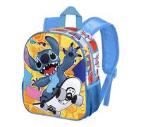 Lilo et Stitch Skater-Sac à Dos 3D Petit, Jaune, 26 x 31 cm, Capacité 8,5 L