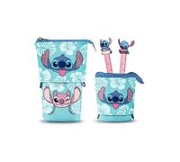 Disney Trousse Lilo & Stich avec 2 stylos gel effaçables - Aloha Bleu