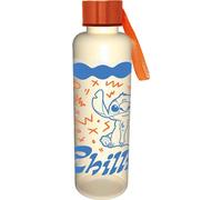 Lilo & Stitch - Bouteille d'eau, Étroite, Plastique, 525ml PM11994 (Taille unique) (Blanc/Bleu)
